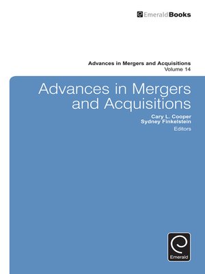 cover image of Advances in Mergers and Acquisitions, Volume 14
